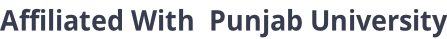 Affiliated With  Punjab University